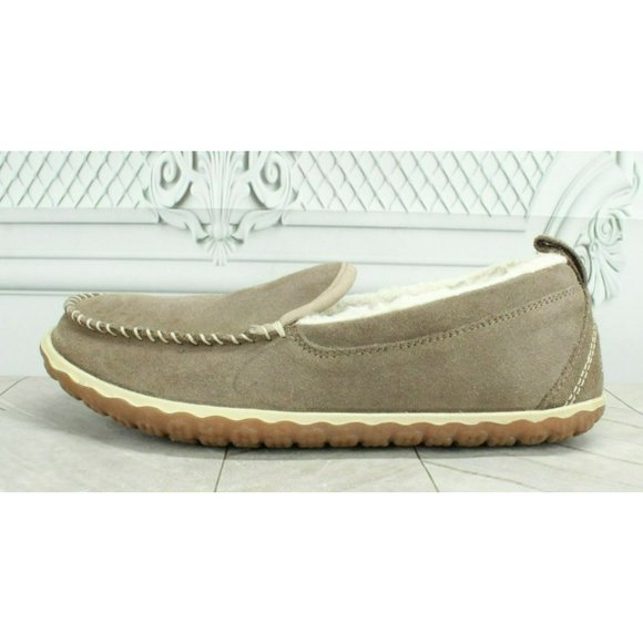 L.L. Bean Shoes - LL Bean Gray Suede Wicked Good Mountain Moccasins Slippers Size 9 M